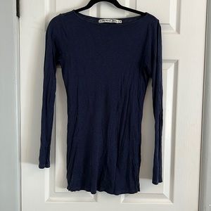 Navy blue long Michael Stars long sleeve.